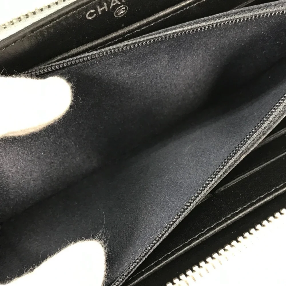 CHANEL Black Leather Wallet